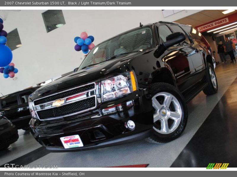 Black / Light Titanium/Dark Titanium 2007 Chevrolet Suburban 1500 LT