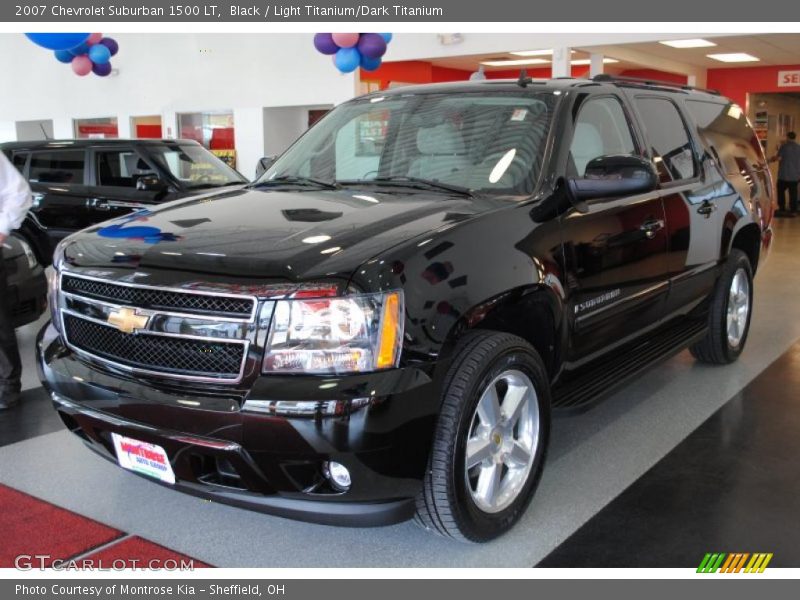 Black / Light Titanium/Dark Titanium 2007 Chevrolet Suburban 1500 LT