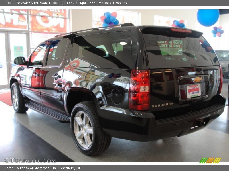 Black / Light Titanium/Dark Titanium 2007 Chevrolet Suburban 1500 LT