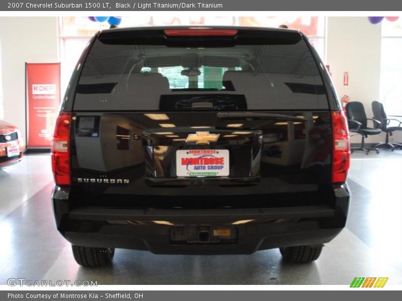 Black / Light Titanium/Dark Titanium 2007 Chevrolet Suburban 1500 LT