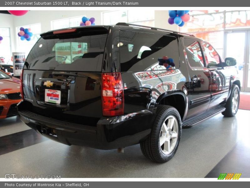 Black / Light Titanium/Dark Titanium 2007 Chevrolet Suburban 1500 LT