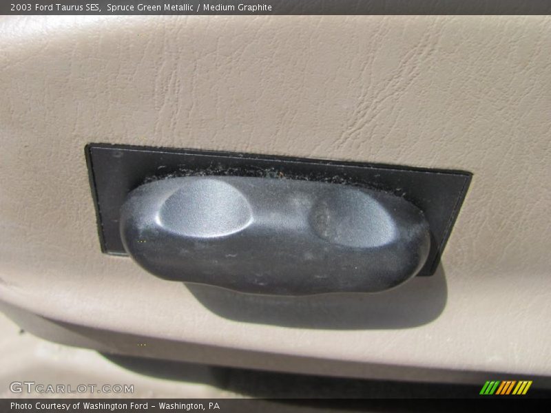Spruce Green Metallic / Medium Graphite 2003 Ford Taurus SES