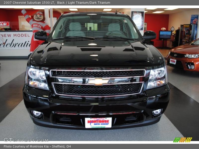 Black / Light Titanium/Dark Titanium 2007 Chevrolet Suburban 1500 LT