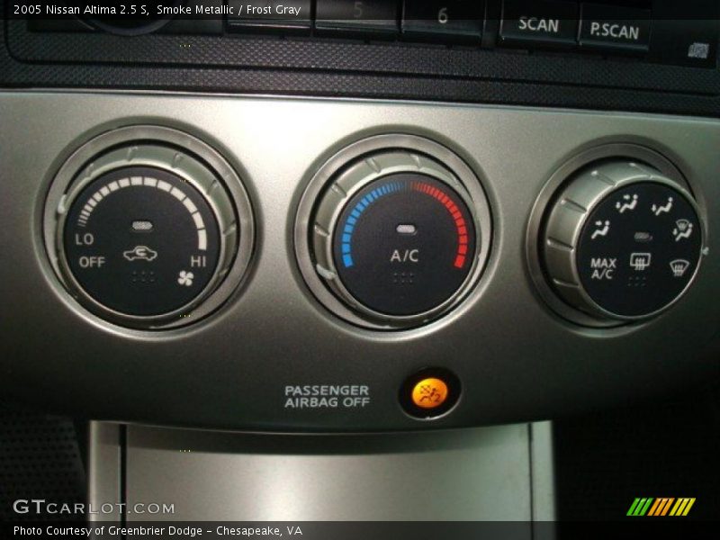 Smoke Metallic / Frost Gray 2005 Nissan Altima 2.5 S