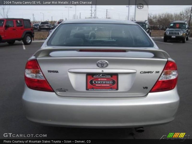 Lunar Mist Metallic / Dark Charcoal 2004 Toyota Camry SE V6
