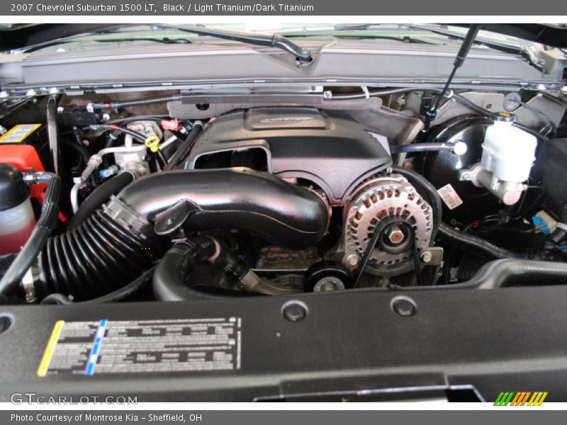 Black / Light Titanium/Dark Titanium 2007 Chevrolet Suburban 1500 LT