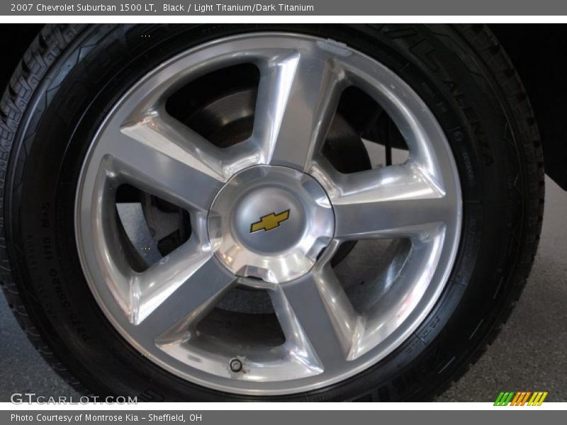 Black / Light Titanium/Dark Titanium 2007 Chevrolet Suburban 1500 LT