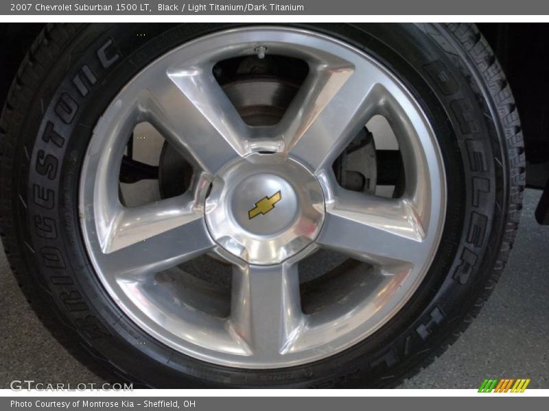 Black / Light Titanium/Dark Titanium 2007 Chevrolet Suburban 1500 LT