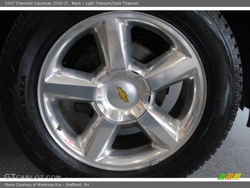 Black / Light Titanium/Dark Titanium 2007 Chevrolet Suburban 1500 LT