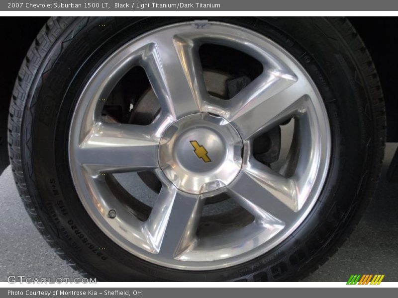 Black / Light Titanium/Dark Titanium 2007 Chevrolet Suburban 1500 LT