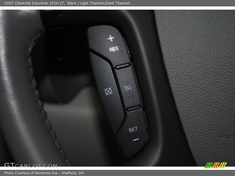 Black / Light Titanium/Dark Titanium 2007 Chevrolet Suburban 1500 LT