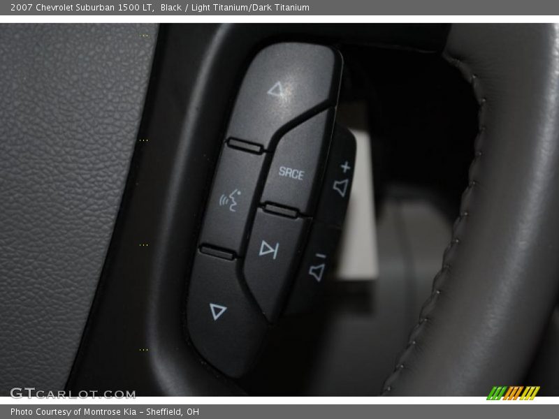 Black / Light Titanium/Dark Titanium 2007 Chevrolet Suburban 1500 LT