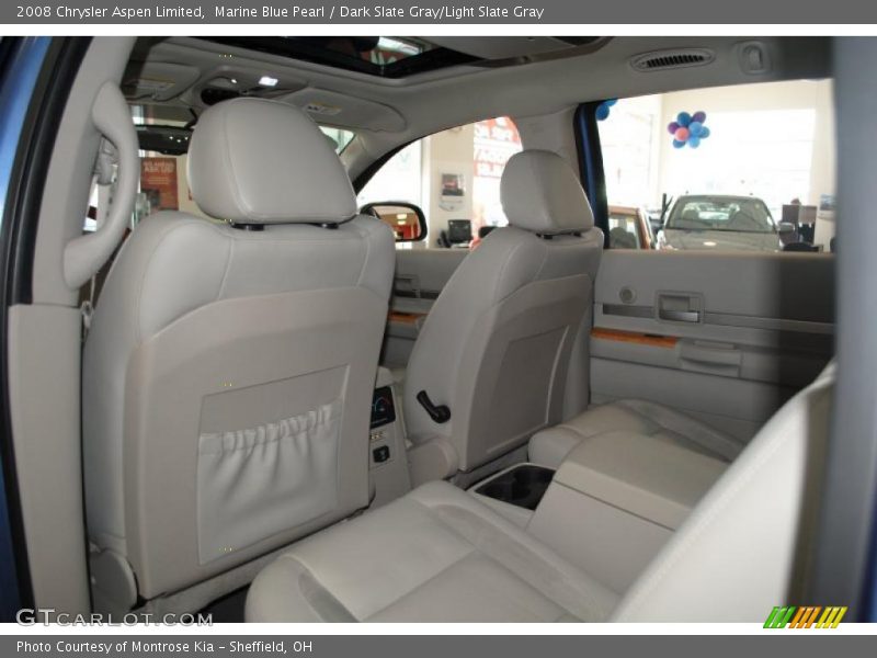 Marine Blue Pearl / Dark Slate Gray/Light Slate Gray 2008 Chrysler Aspen Limited