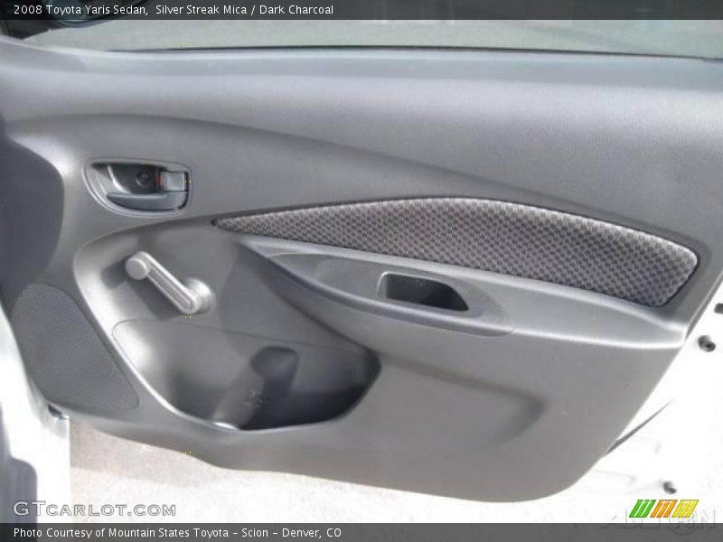 Silver Streak Mica / Dark Charcoal 2008 Toyota Yaris Sedan
