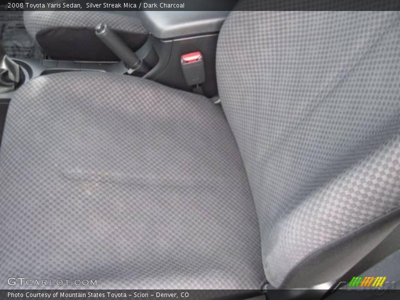 Silver Streak Mica / Dark Charcoal 2008 Toyota Yaris Sedan