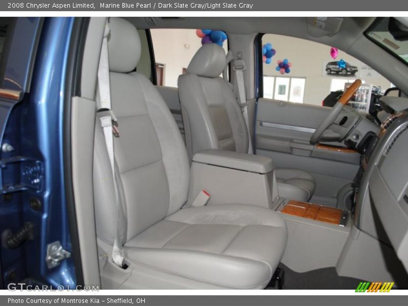 Marine Blue Pearl / Dark Slate Gray/Light Slate Gray 2008 Chrysler Aspen Limited