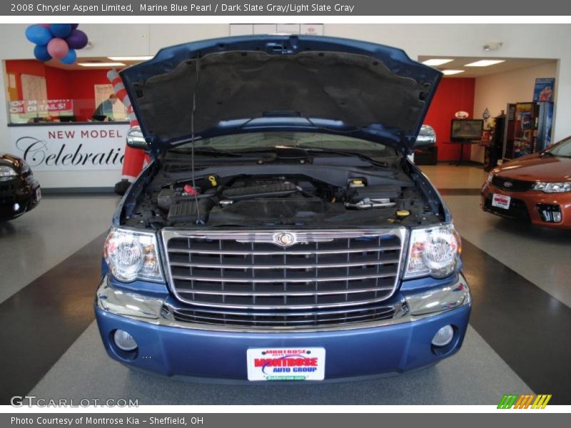 Marine Blue Pearl / Dark Slate Gray/Light Slate Gray 2008 Chrysler Aspen Limited