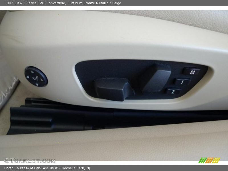 Platinum Bronze Metallic / Beige 2007 BMW 3 Series 328i Convertible
