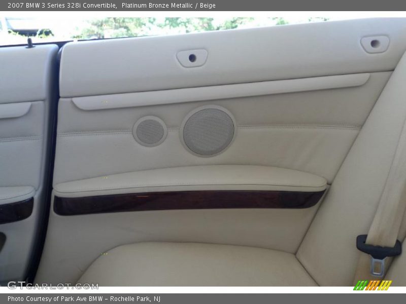 Platinum Bronze Metallic / Beige 2007 BMW 3 Series 328i Convertible