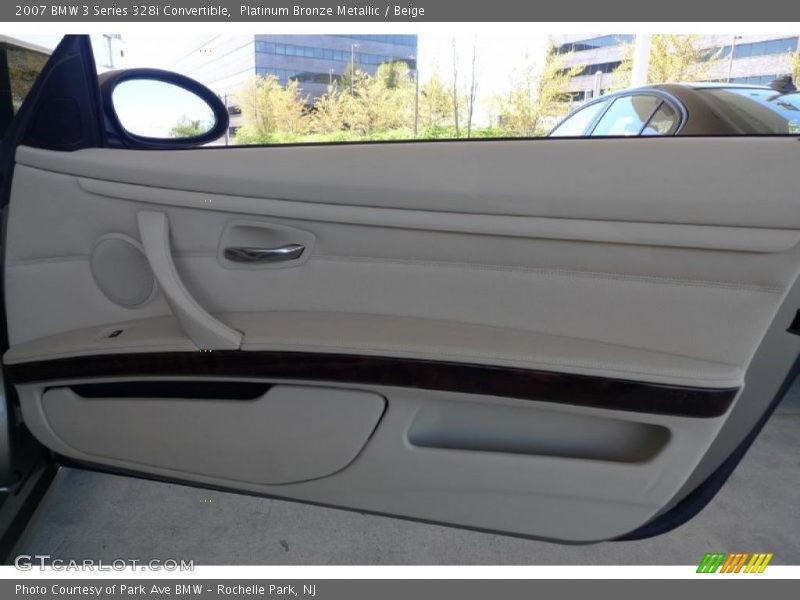 Platinum Bronze Metallic / Beige 2007 BMW 3 Series 328i Convertible