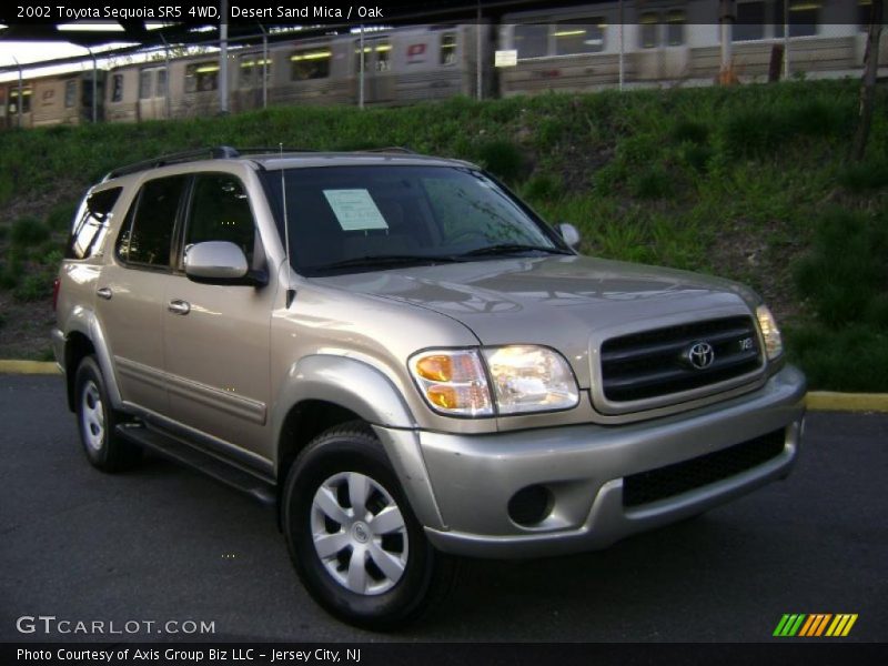 Desert Sand Mica / Oak 2002 Toyota Sequoia SR5 4WD