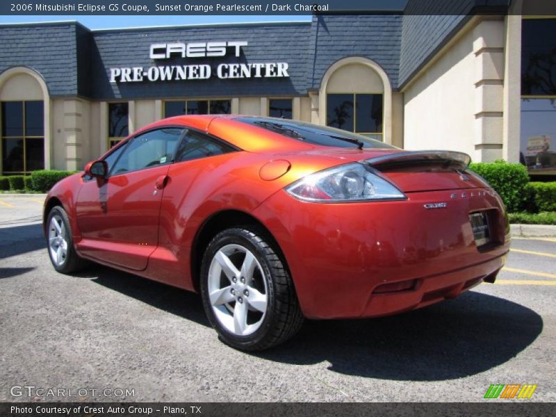 Sunset Orange Pearlescent / Dark Charcoal 2006 Mitsubishi Eclipse GS Coupe