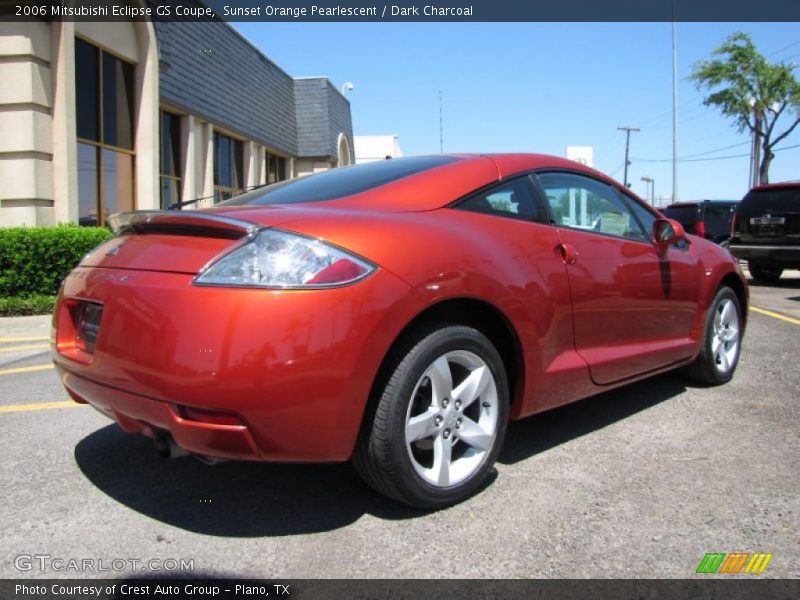 Sunset Orange Pearlescent / Dark Charcoal 2006 Mitsubishi Eclipse GS Coupe