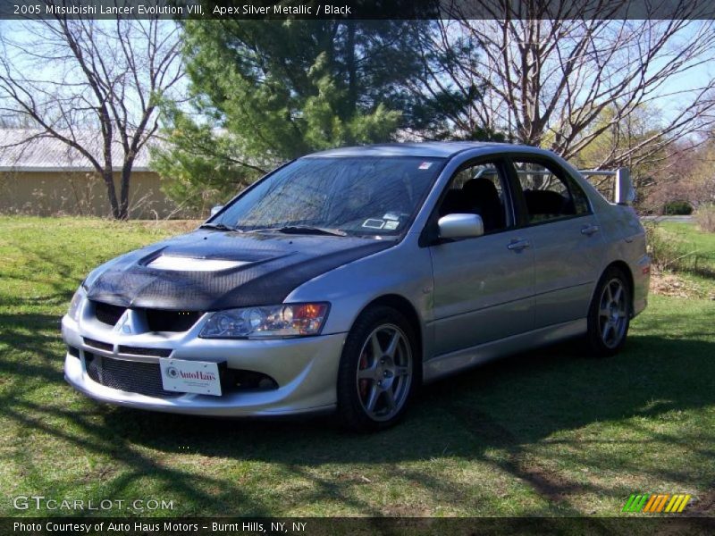 Apex Silver Metallic / Black 2005 Mitsubishi Lancer Evolution VIII