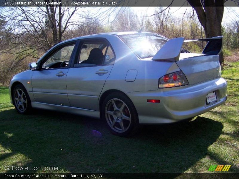 Apex Silver Metallic / Black 2005 Mitsubishi Lancer Evolution VIII
