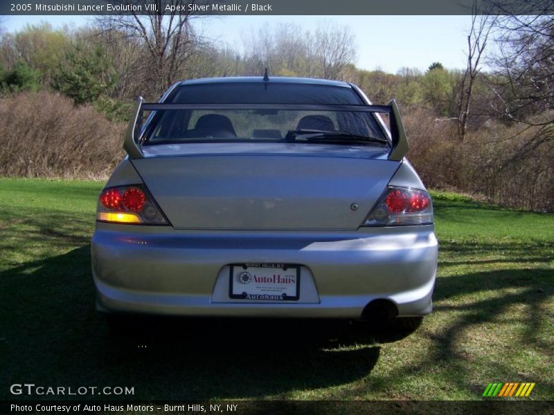 Apex Silver Metallic / Black 2005 Mitsubishi Lancer Evolution VIII