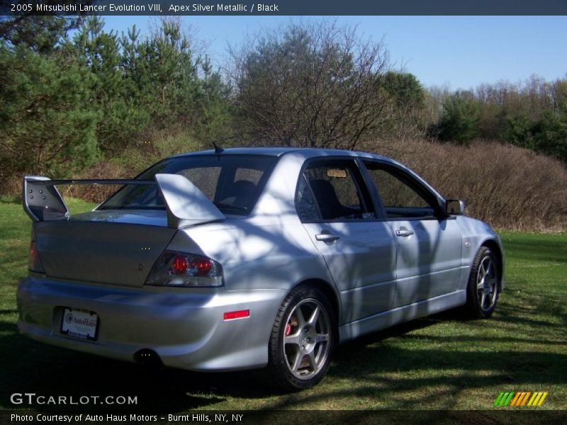 Apex Silver Metallic / Black 2005 Mitsubishi Lancer Evolution VIII