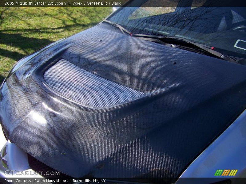 Apex Silver Metallic / Black 2005 Mitsubishi Lancer Evolution VIII