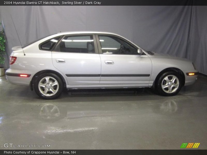 Sterling Silver / Dark Gray 2004 Hyundai Elantra GT Hatchback
