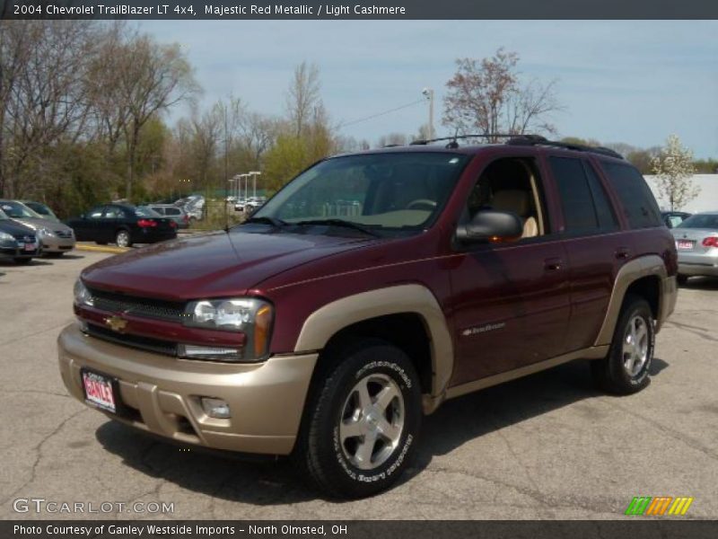 Majestic Red Metallic / Light Cashmere 2004 Chevrolet TrailBlazer LT 4x4