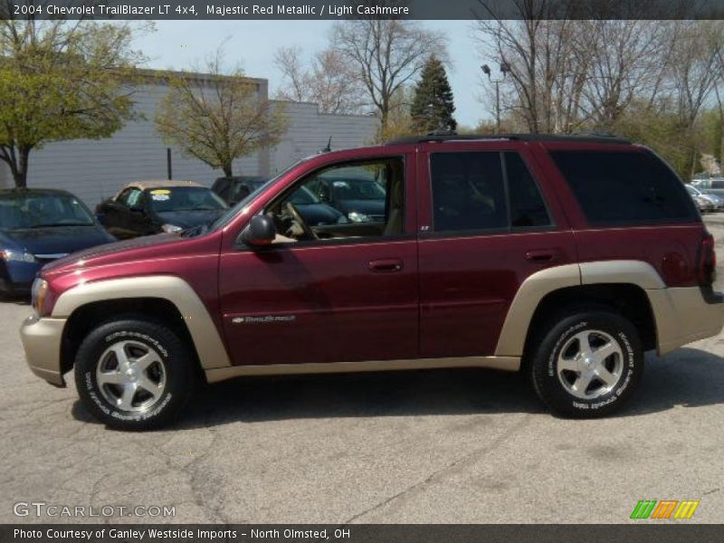 Majestic Red Metallic / Light Cashmere 2004 Chevrolet TrailBlazer LT 4x4