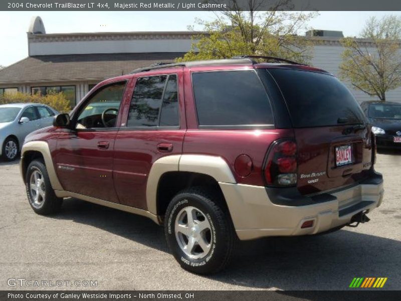 Majestic Red Metallic / Light Cashmere 2004 Chevrolet TrailBlazer LT 4x4