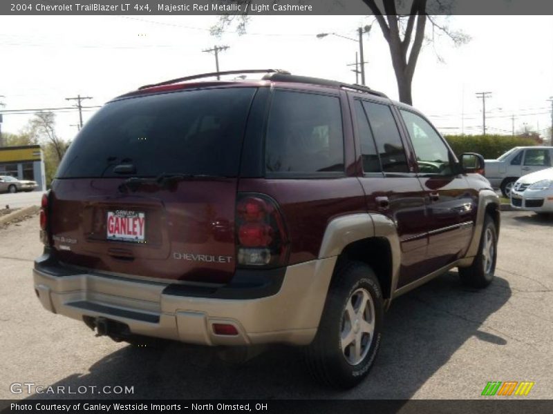 Majestic Red Metallic / Light Cashmere 2004 Chevrolet TrailBlazer LT 4x4