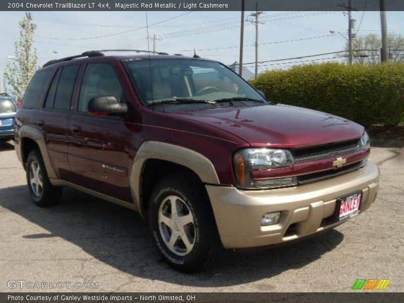Majestic Red Metallic / Light Cashmere 2004 Chevrolet TrailBlazer LT 4x4
