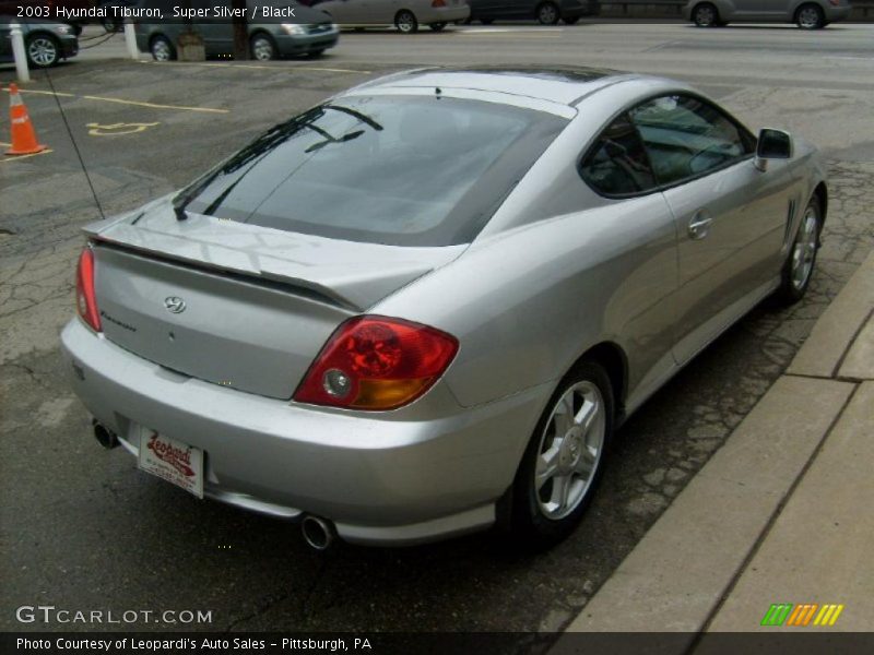 Super Silver / Black 2003 Hyundai Tiburon