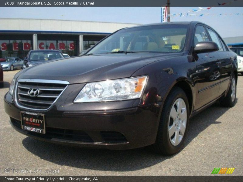 Cocoa Metallic / Camel 2009 Hyundai Sonata GLS