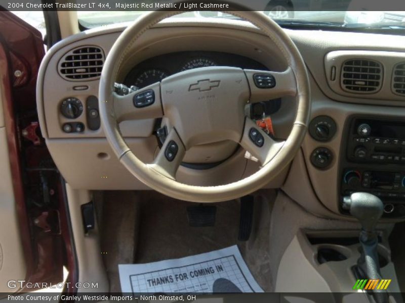 Majestic Red Metallic / Light Cashmere 2004 Chevrolet TrailBlazer LT 4x4