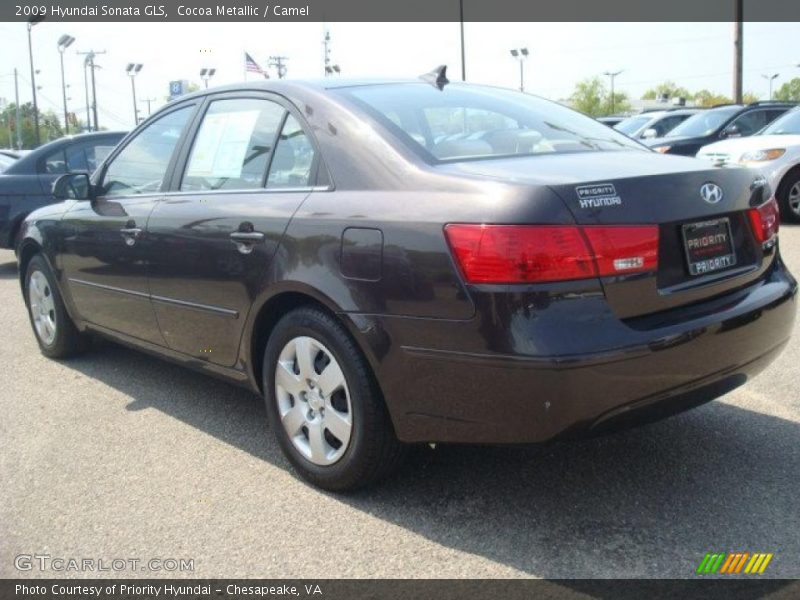 Cocoa Metallic / Camel 2009 Hyundai Sonata GLS