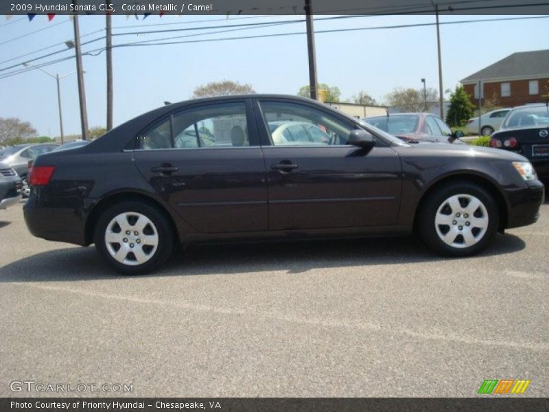 Cocoa Metallic / Camel 2009 Hyundai Sonata GLS