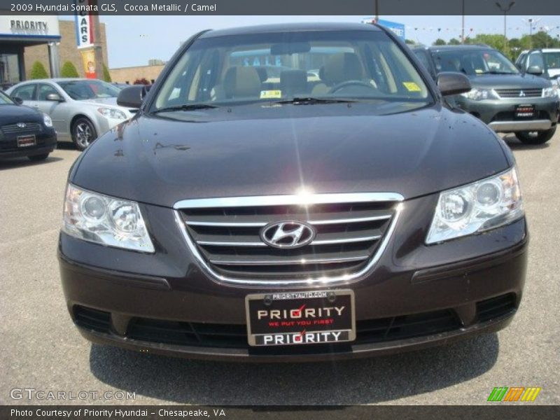 Cocoa Metallic / Camel 2009 Hyundai Sonata GLS