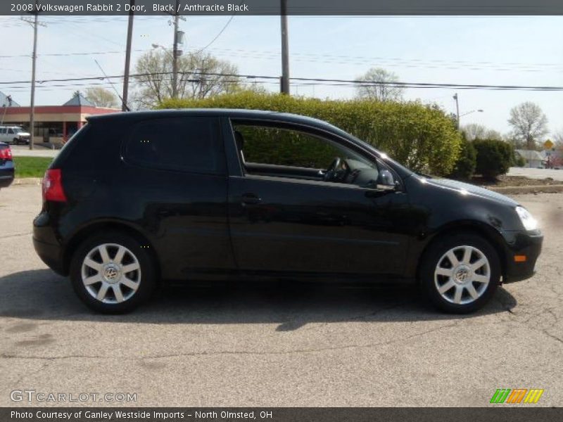 Black / Anthracite Black 2008 Volkswagen Rabbit 2 Door