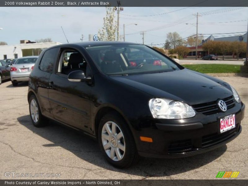 Black / Anthracite Black 2008 Volkswagen Rabbit 2 Door