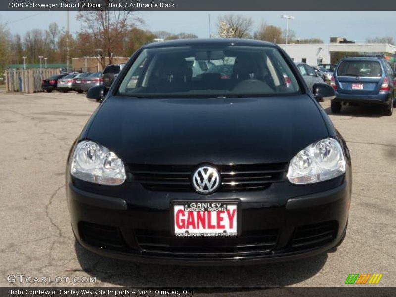 Black / Anthracite Black 2008 Volkswagen Rabbit 2 Door