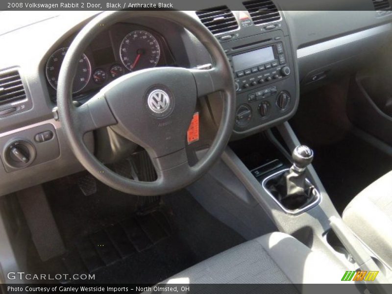 Black / Anthracite Black 2008 Volkswagen Rabbit 2 Door