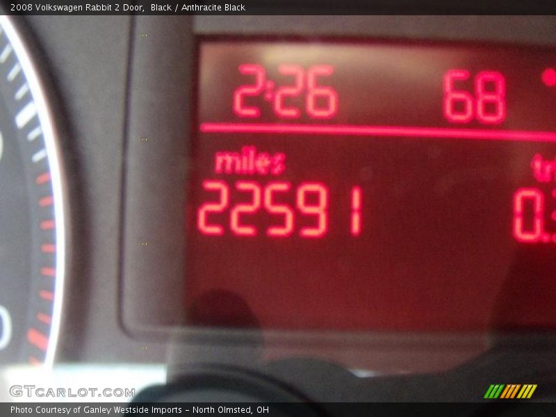 Black / Anthracite Black 2008 Volkswagen Rabbit 2 Door