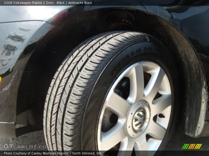 Black / Anthracite Black 2008 Volkswagen Rabbit 2 Door